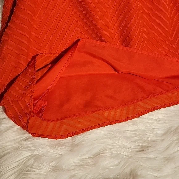 A New Day Orange  dress textured Sz XXL - Picture 10 of 11